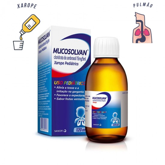 Mucosolvan xarope pediátrico 120 ml 